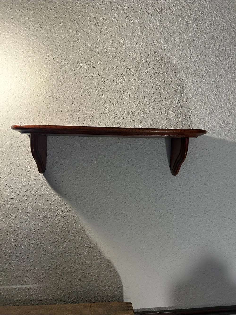 Wood Wall Shelf - Brown Decorative Floating Shelf
